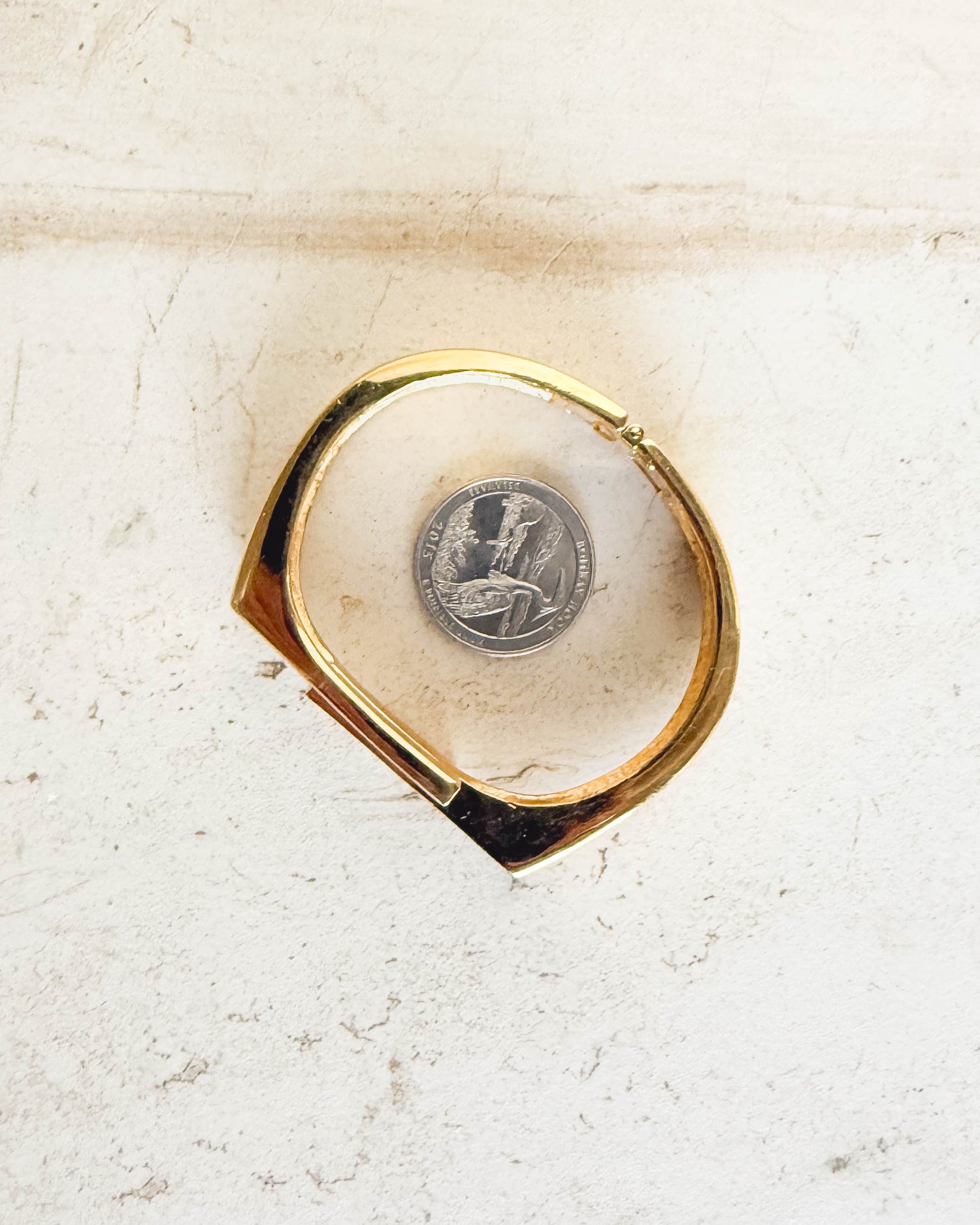 Vintage Signed Gold and Diamante Square Bracelet