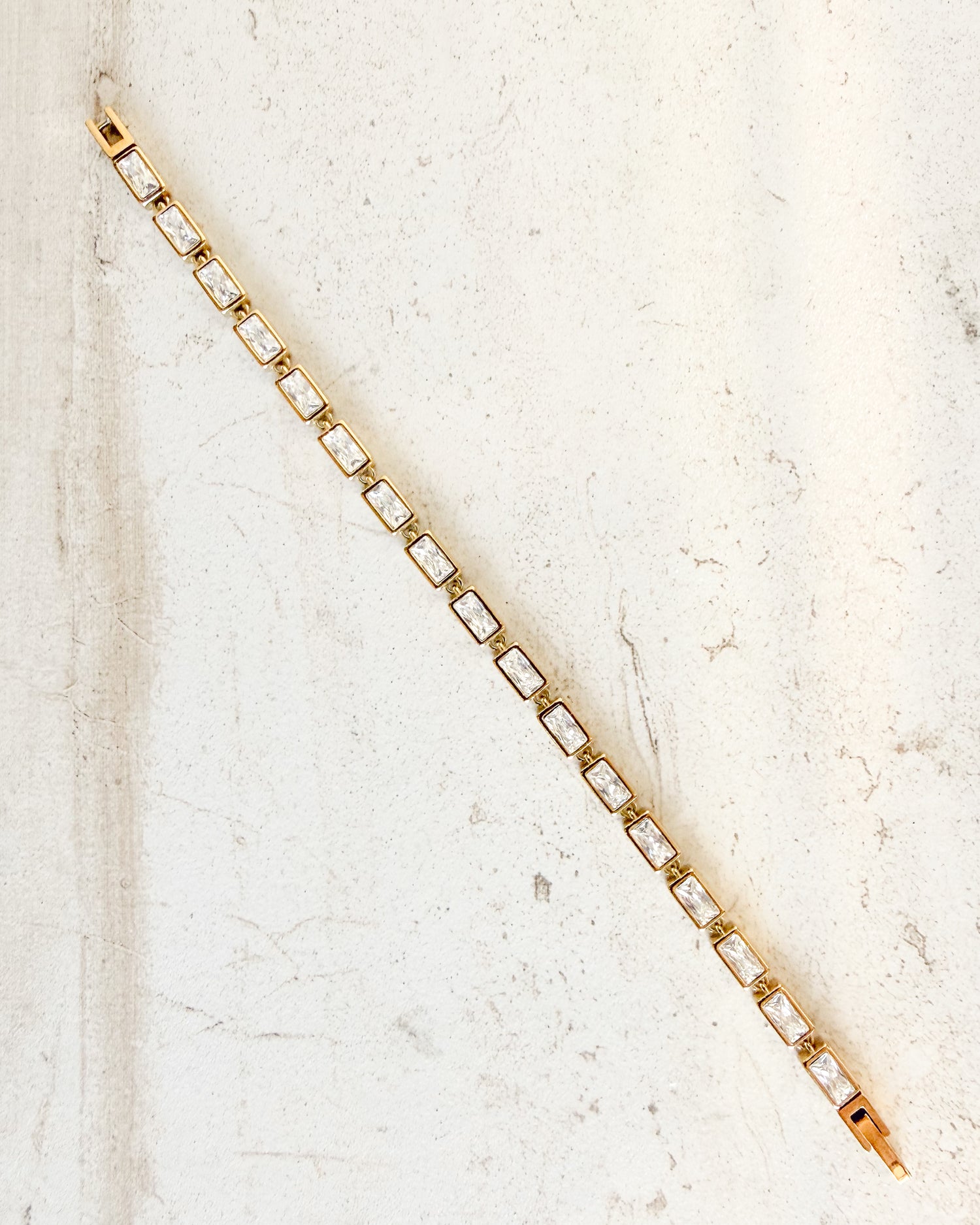 Sienna GOLD CRYSTAL Tennis Bracelet