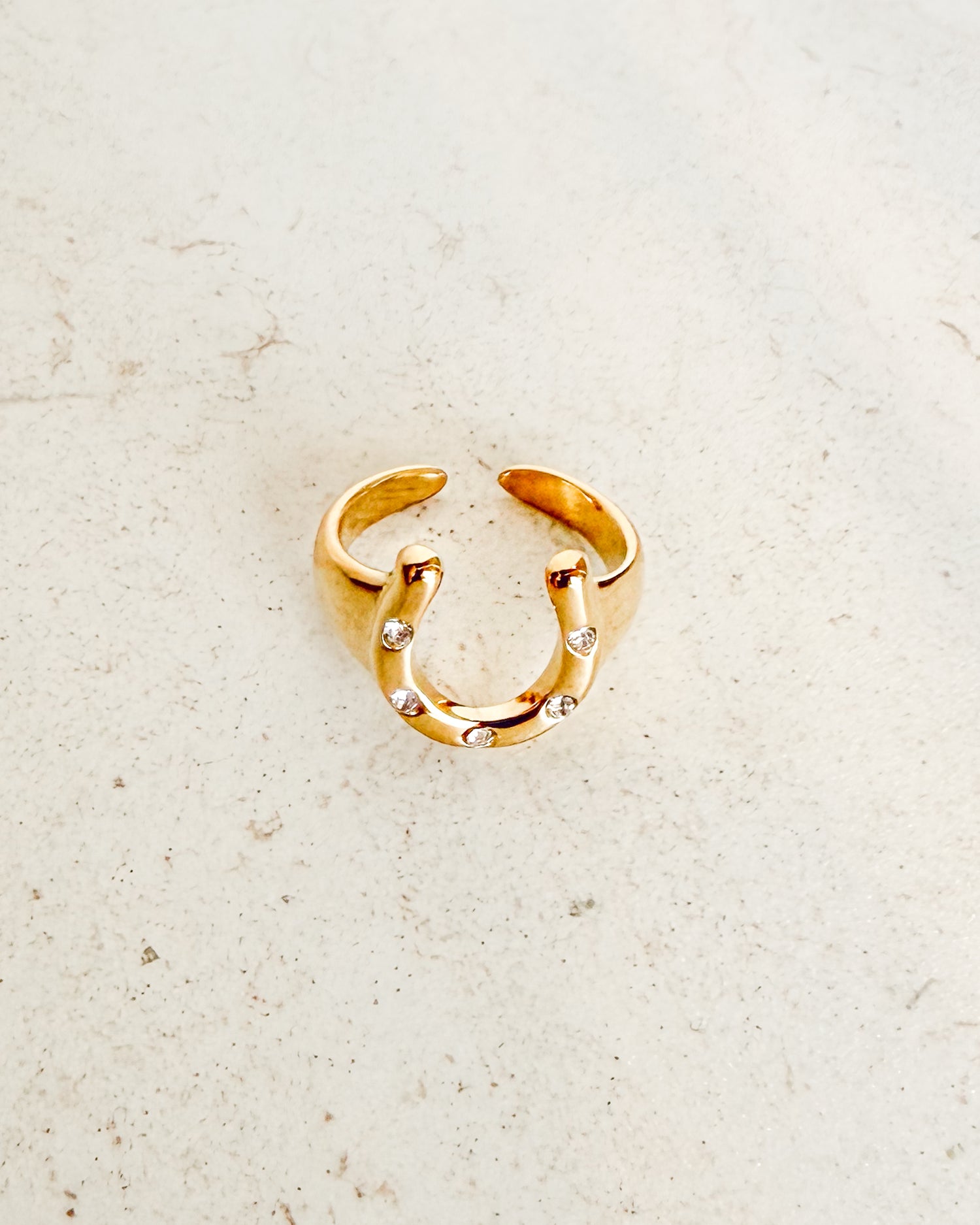 Horseshoe  adjustable RING