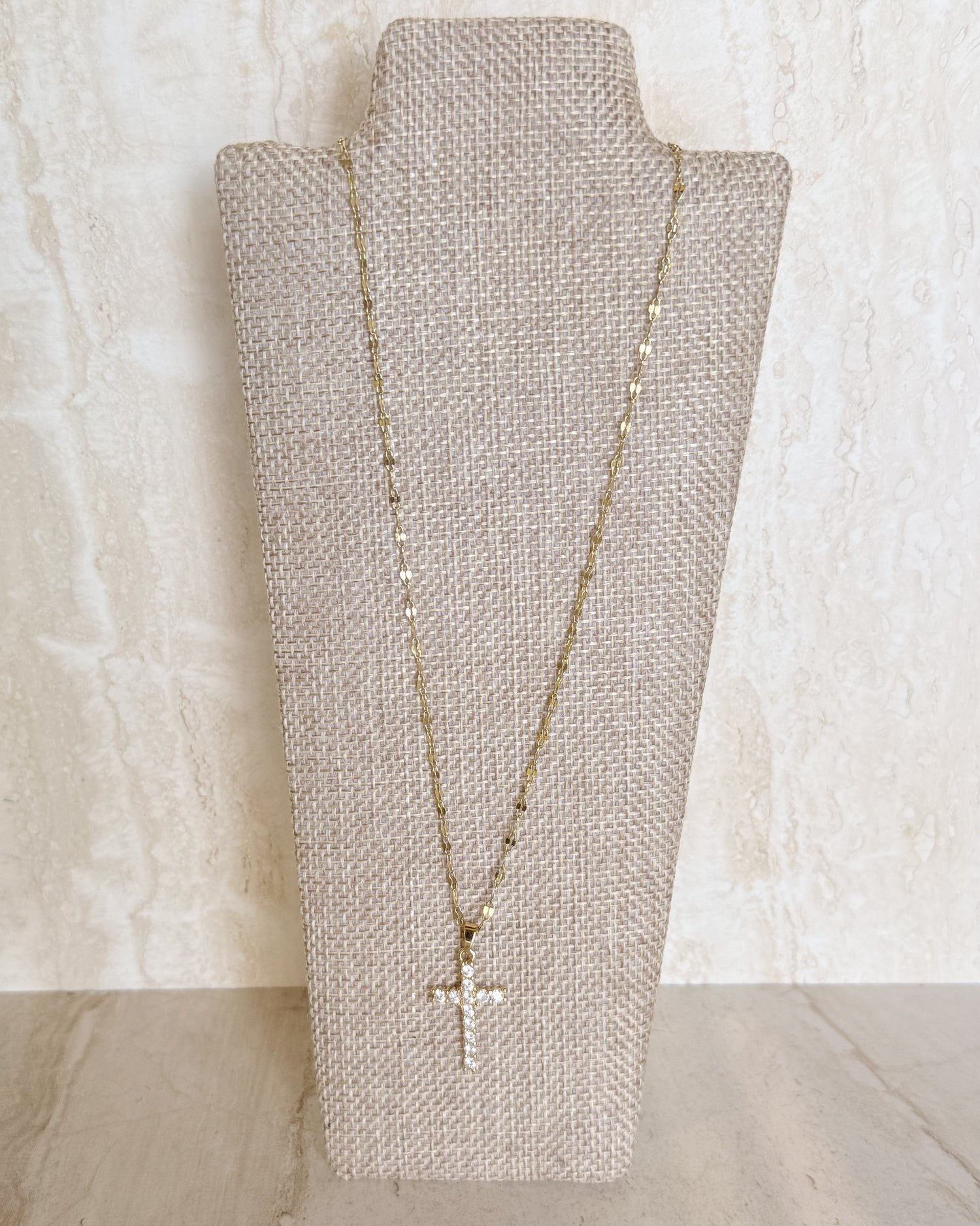 Sparkly Cross Necklace