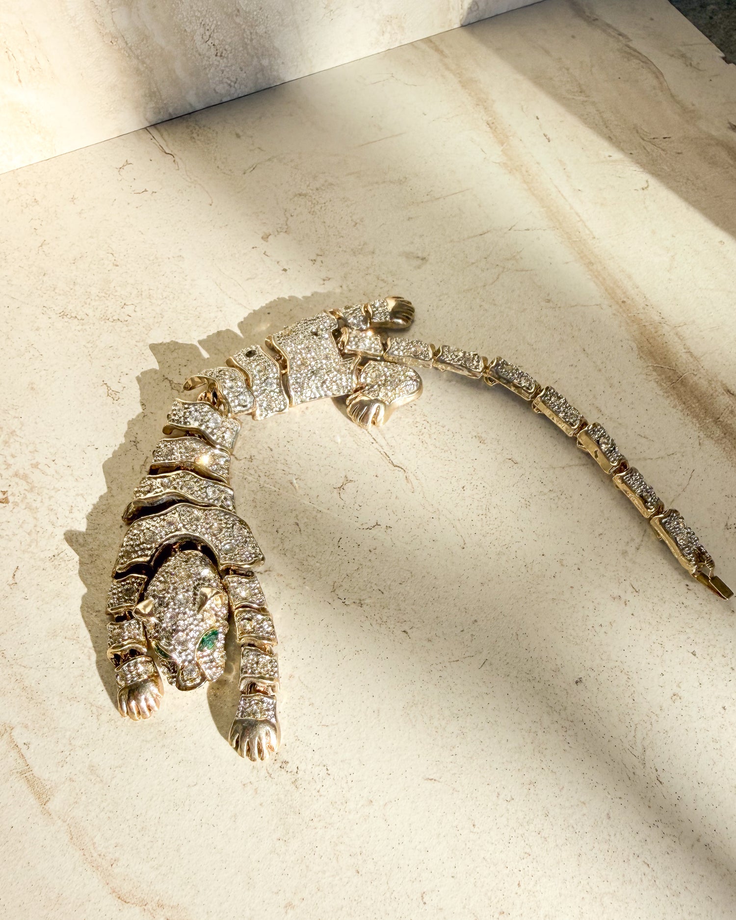 Vintage Leopard Gold Bracelet