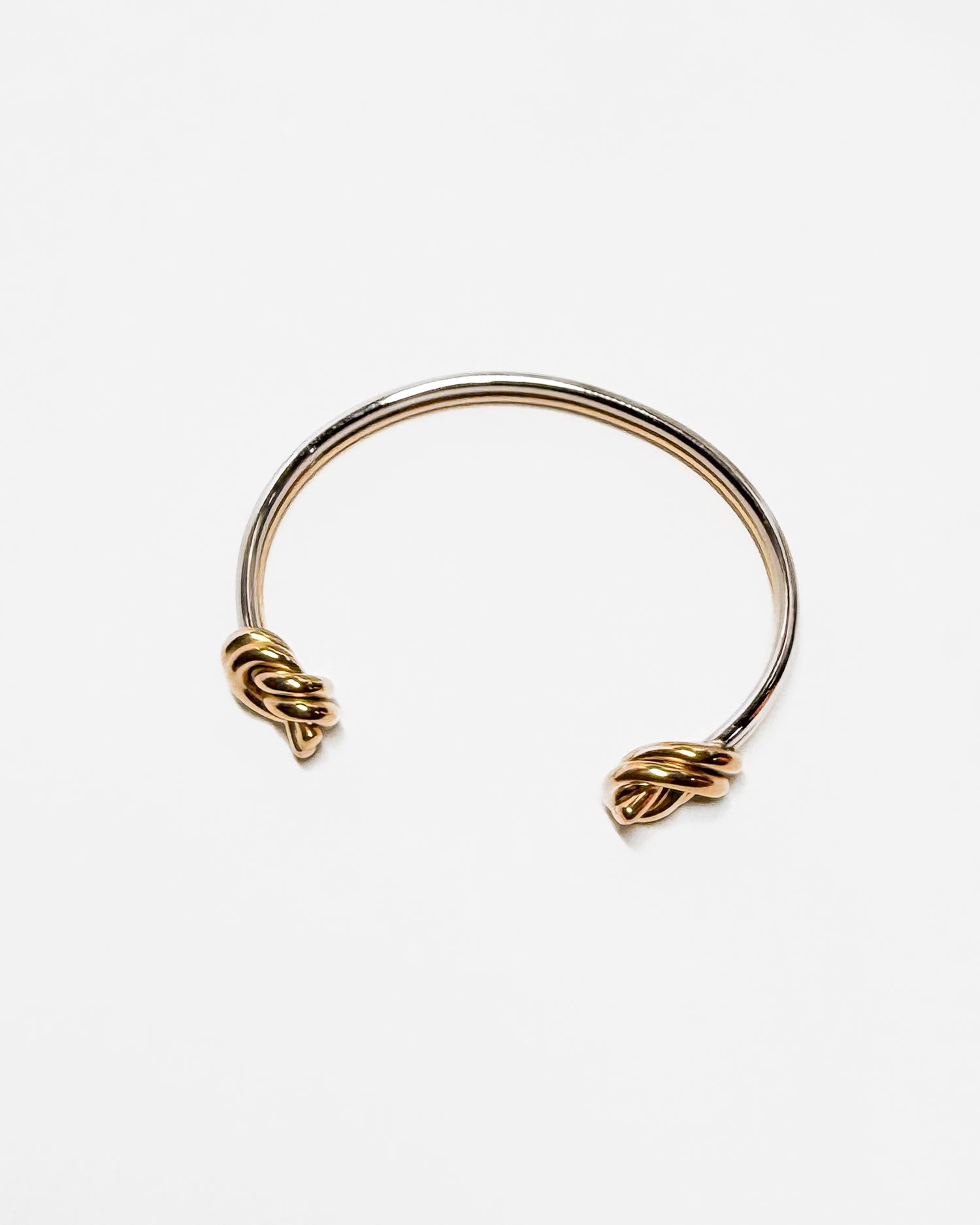 Two Tone Knot Bypass Cuff