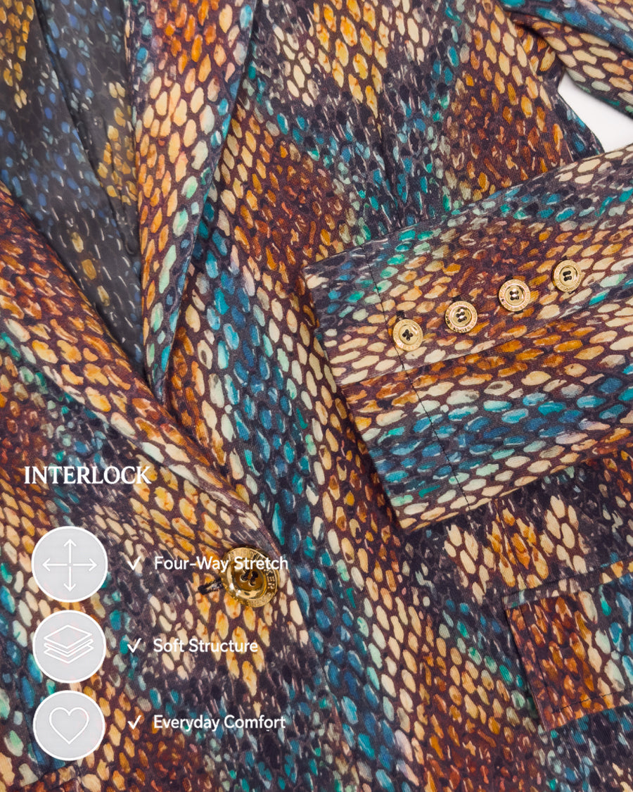 Kravitz Interlock Blazer Cobra
