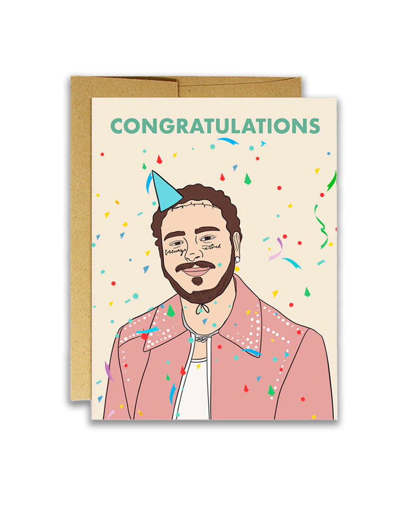 Malone Congrats Card