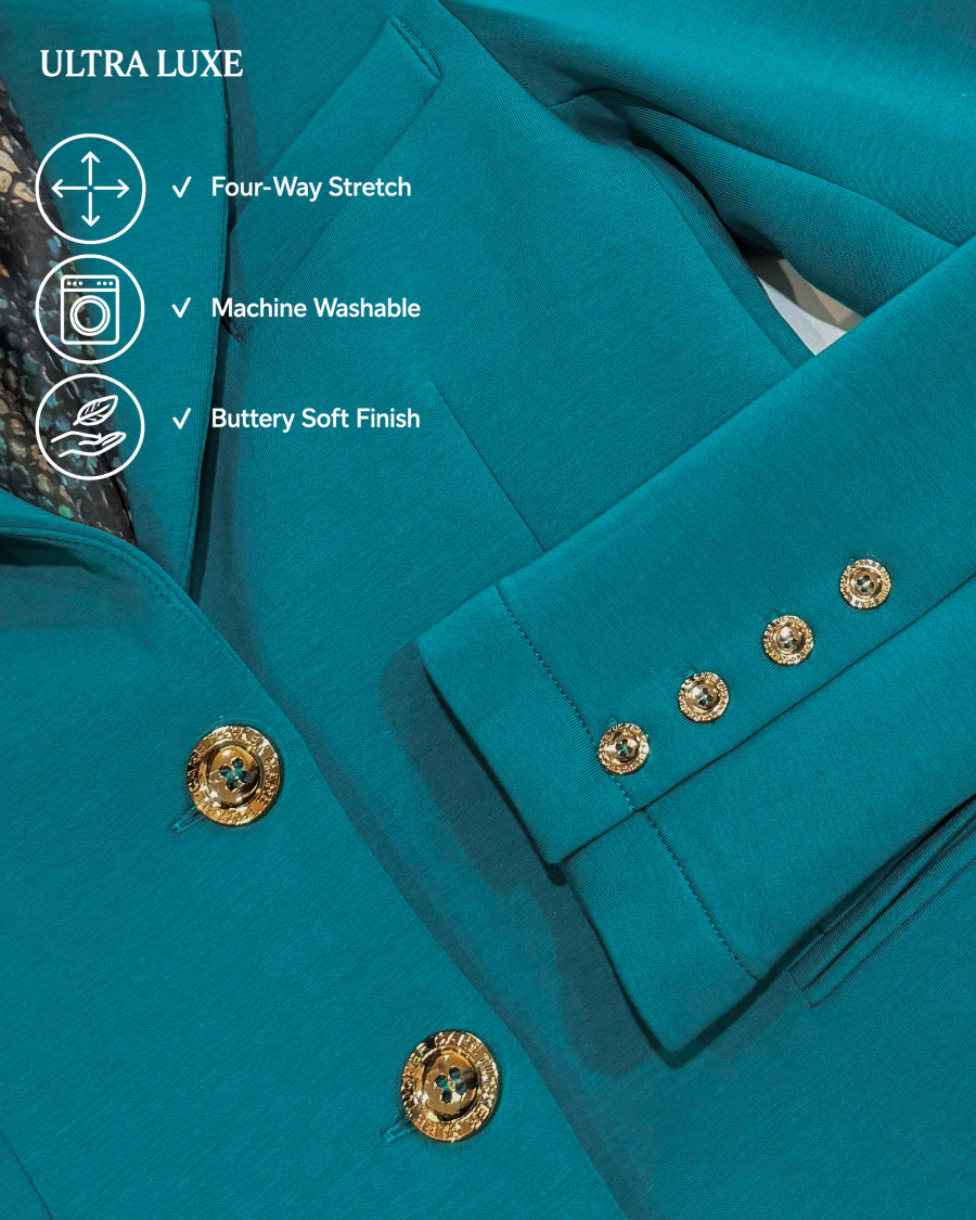 Morrison Ultra Luxe Blazer Peacock