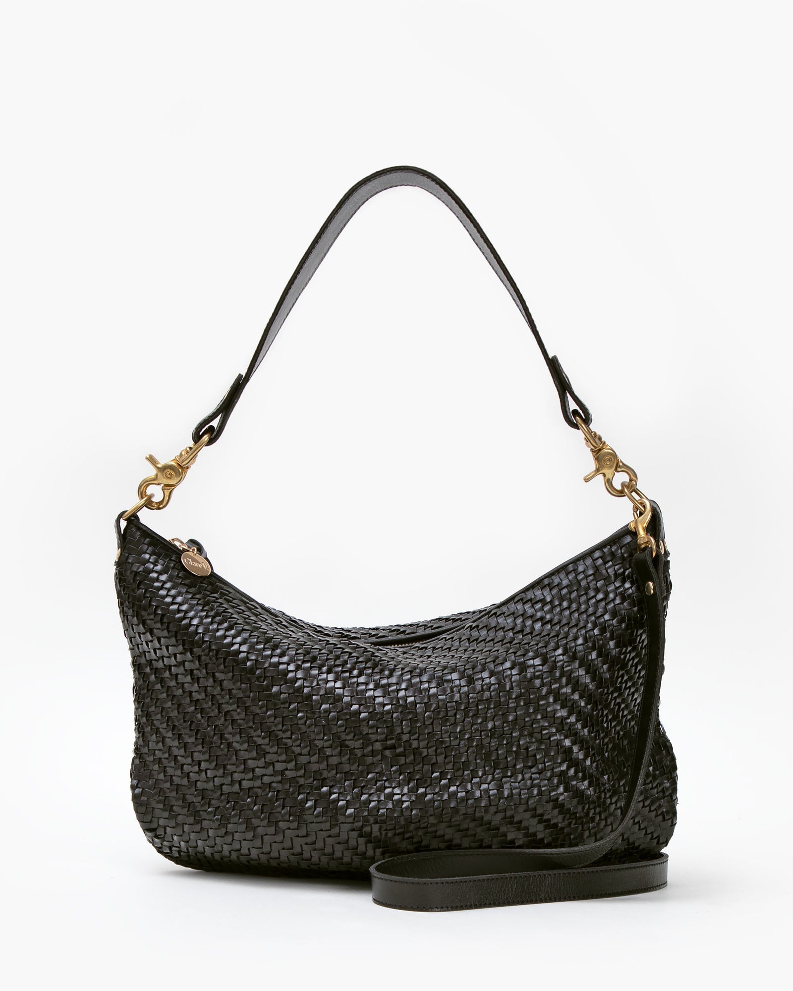 Moyen Messenger Black Woven Zig Zag