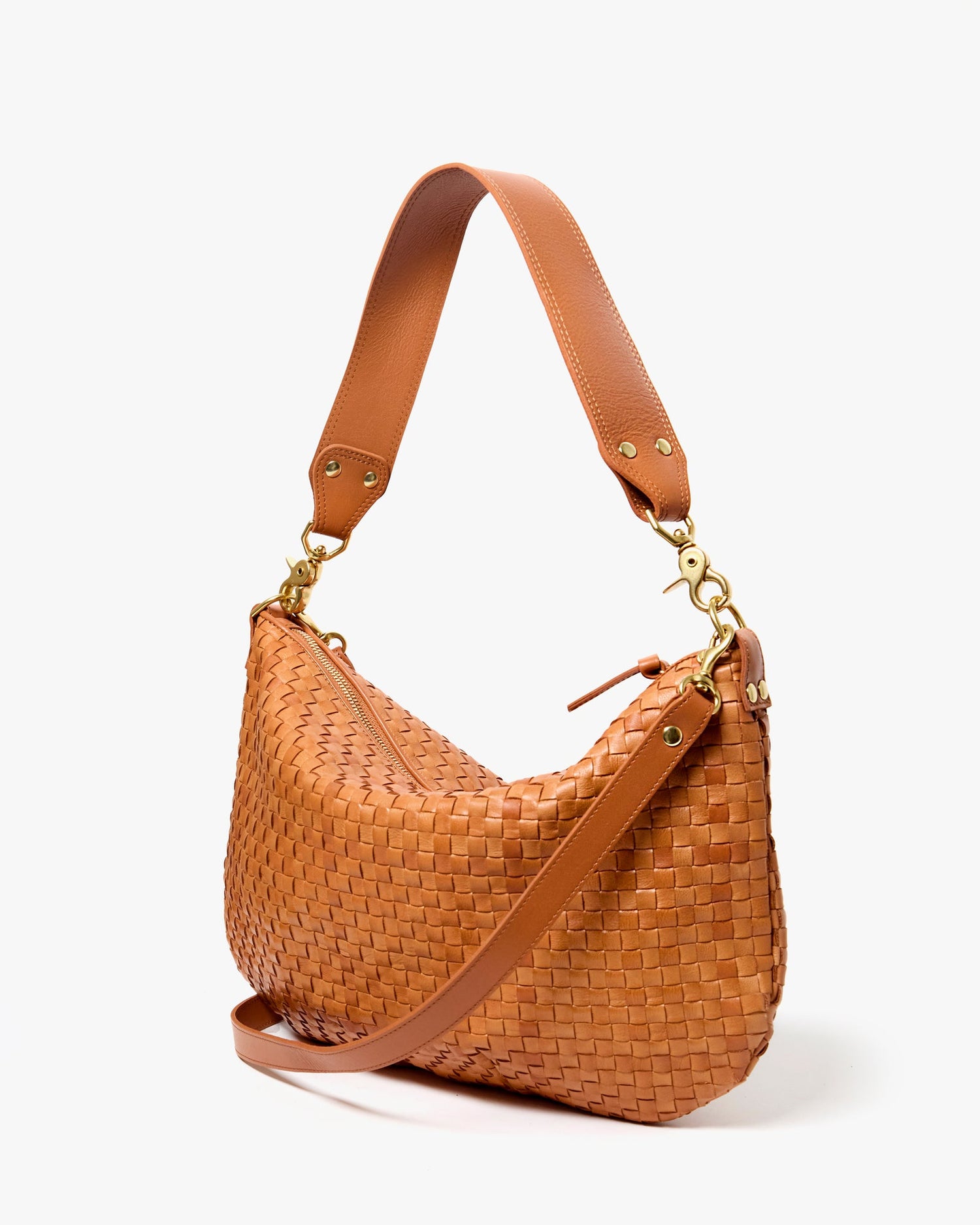 Moyen Messenger Natural Woven Checker
