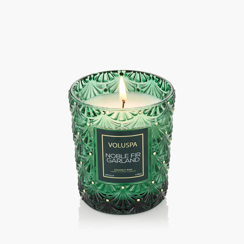 Noble Fir Garland Classic Candle