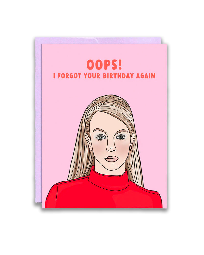 Oops! Birthday Card