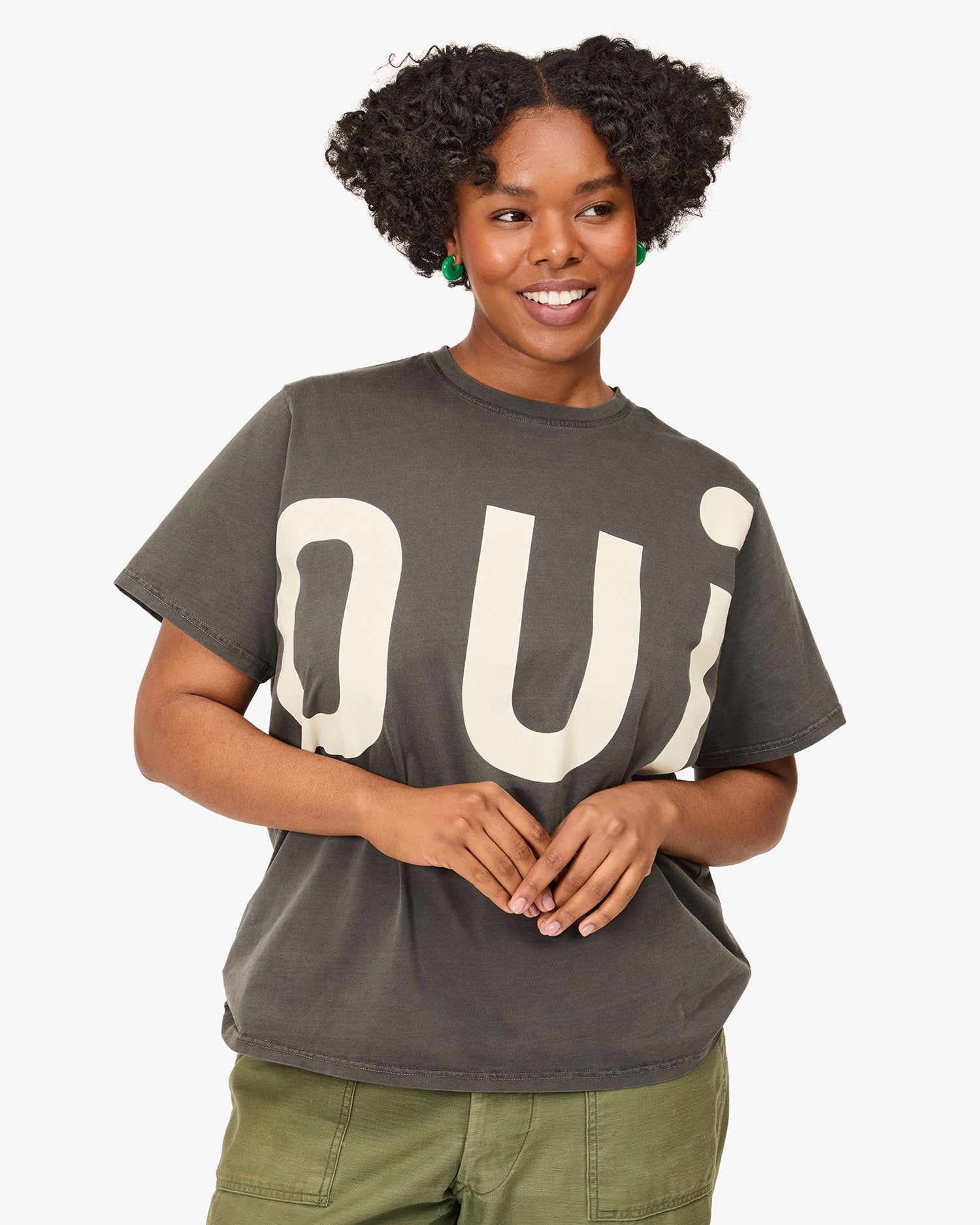 Original Tee Faded Black w/ Cream Grand Oui