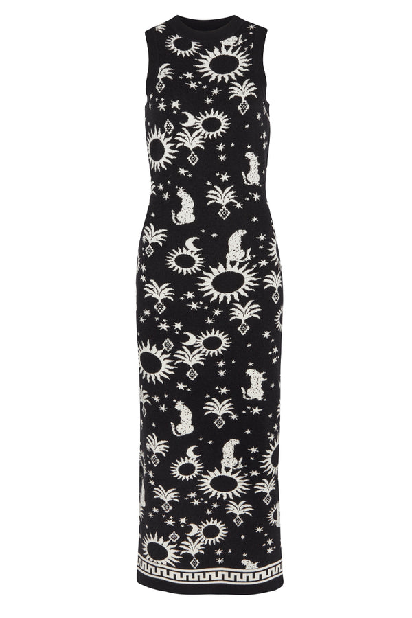 Paradise Leopard Knit Dress