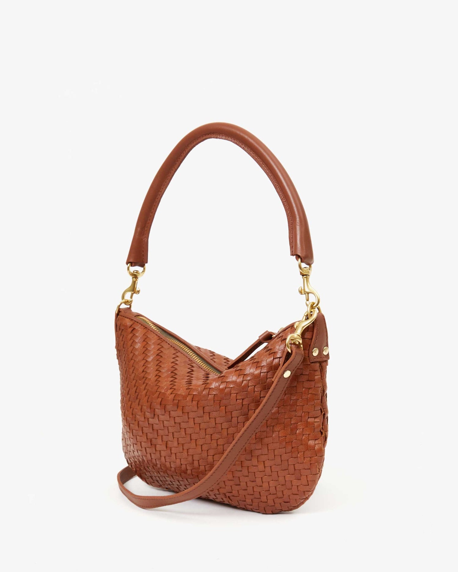 Petit Moyen Hazelnut Woven Zig Zag