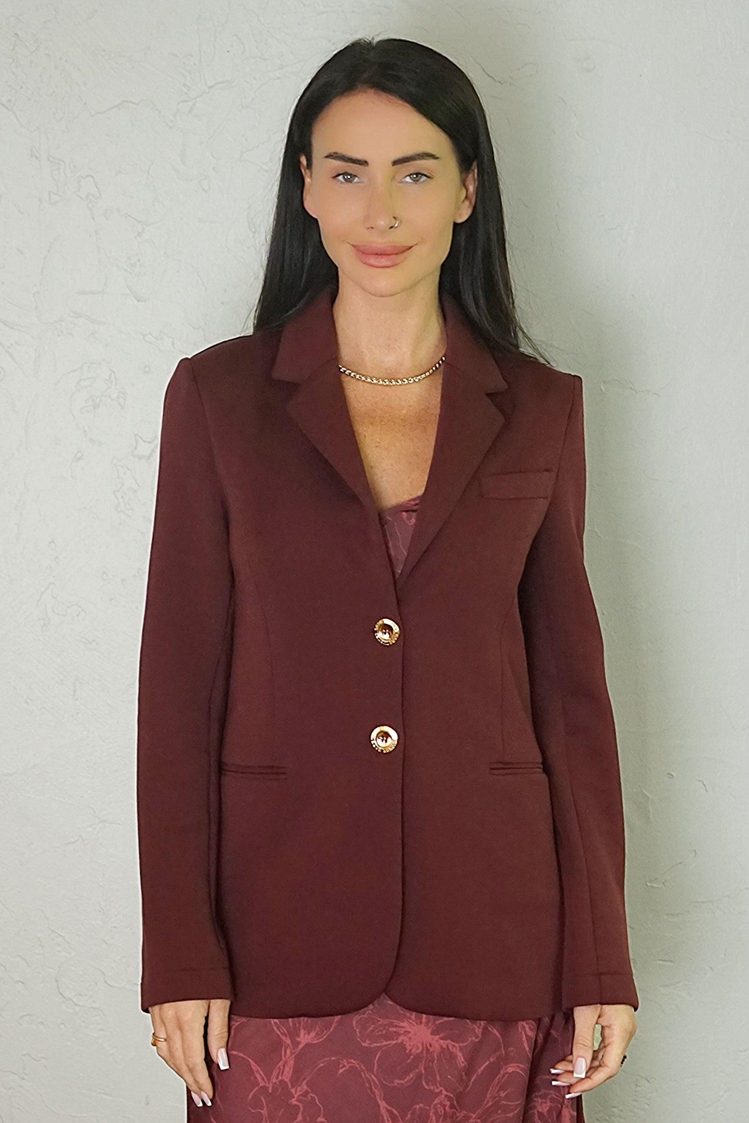 Morrison Ultra Luxe Blazer Merlot