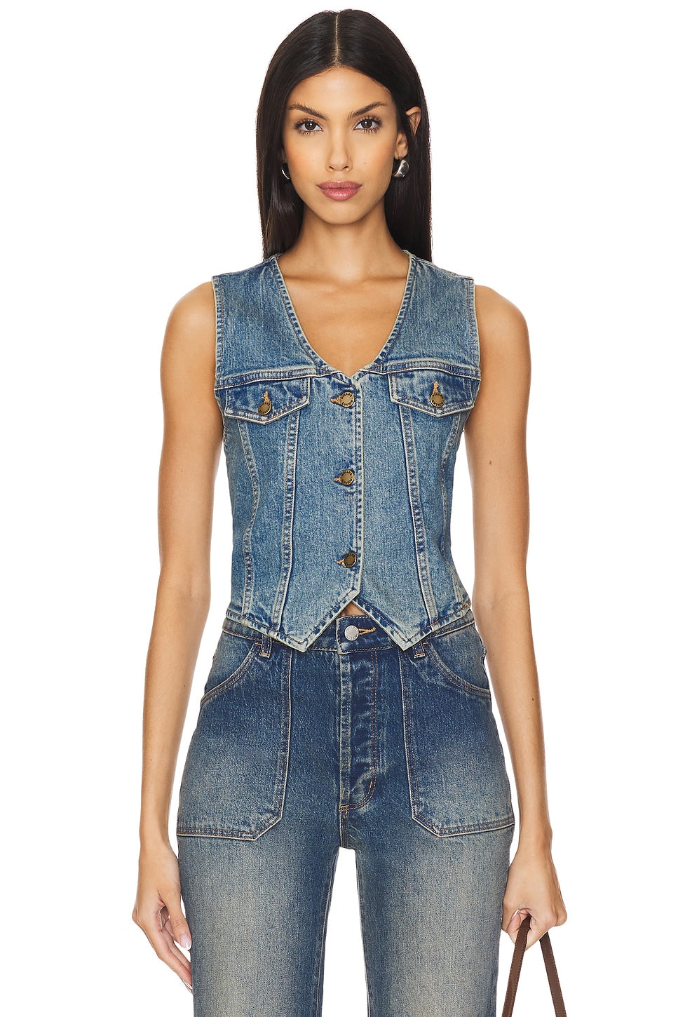 Morgan Vest - Vintage Blue