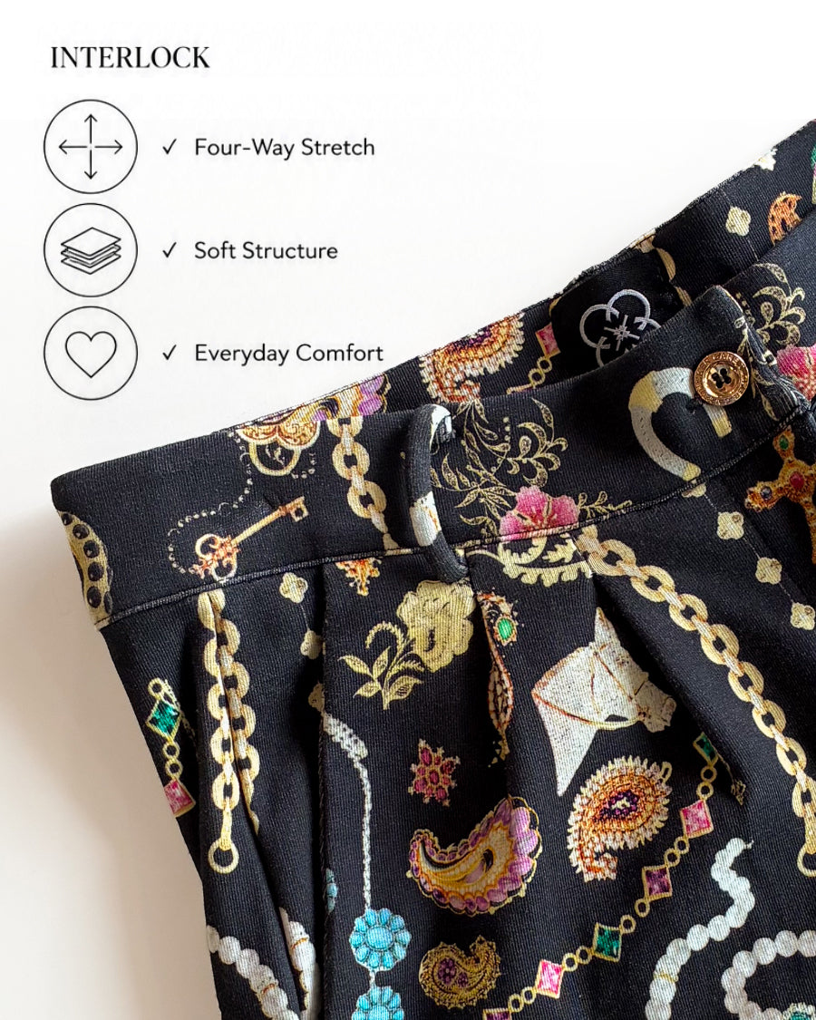 Riley Interlock Tailored Short - Vintage Jewelry