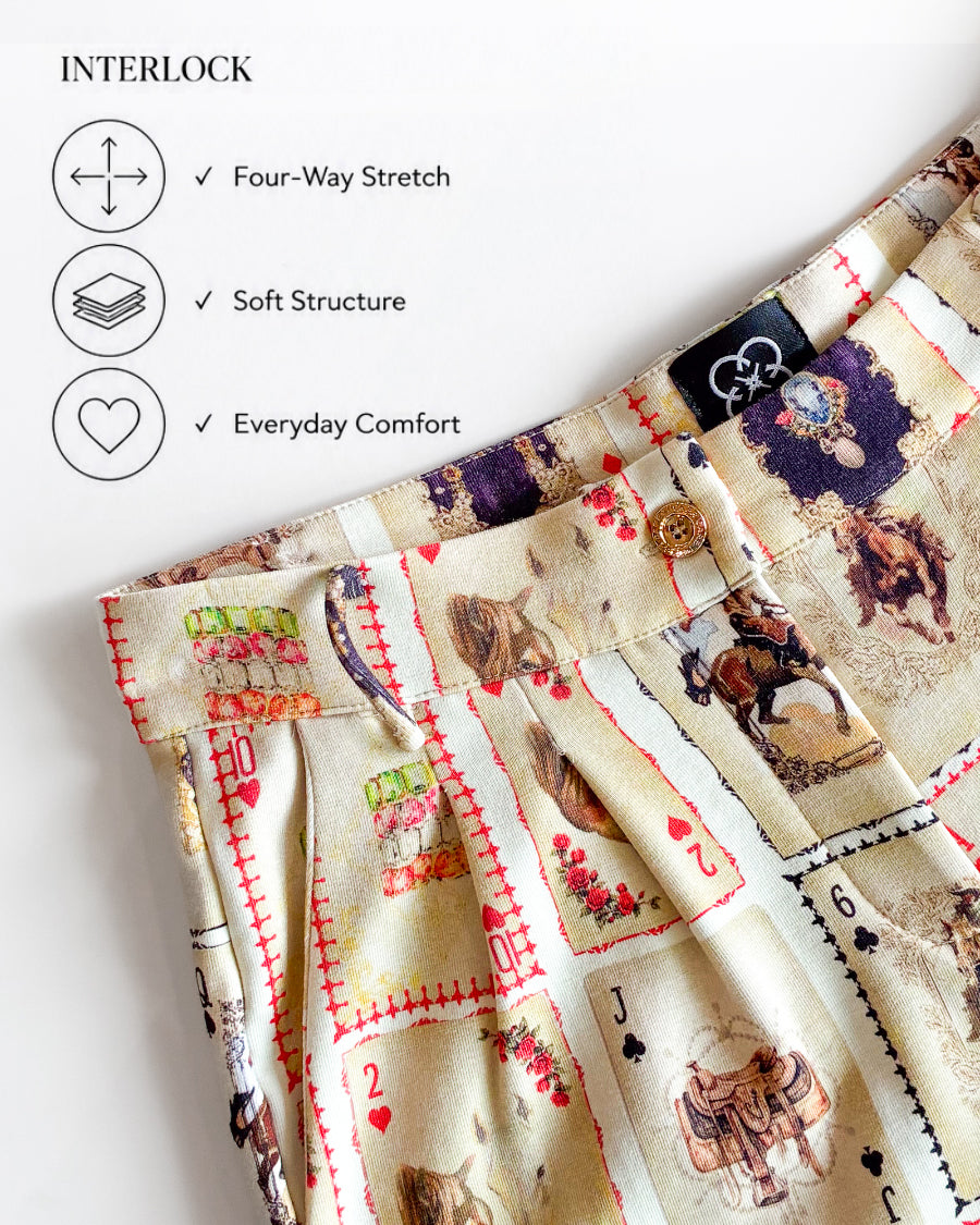 Riley Interlock Tailored Short - Western Cards