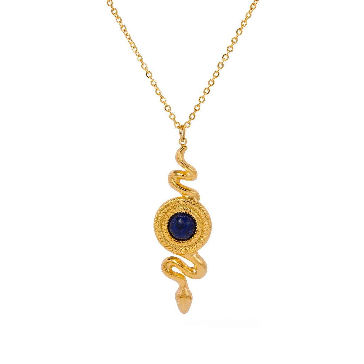 Sapphire Serpent Necklace