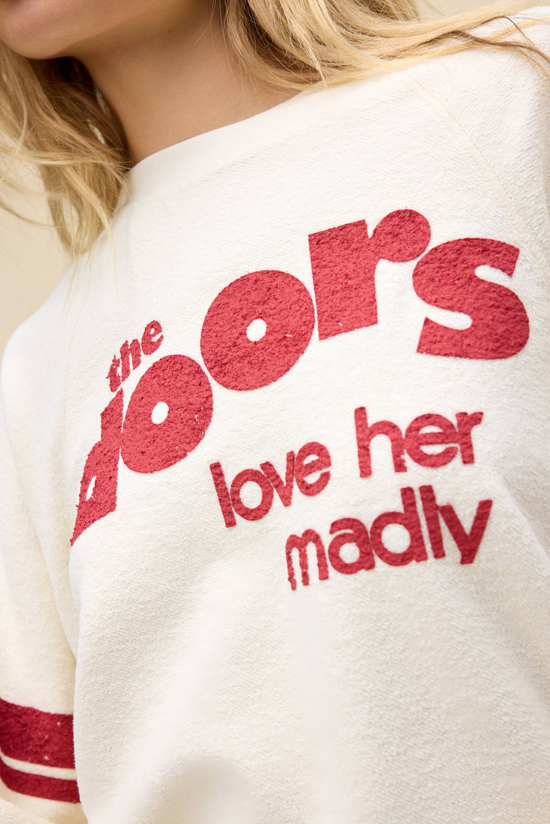 The Doors Love Her Madly Reverse Raglan Sweatshirt