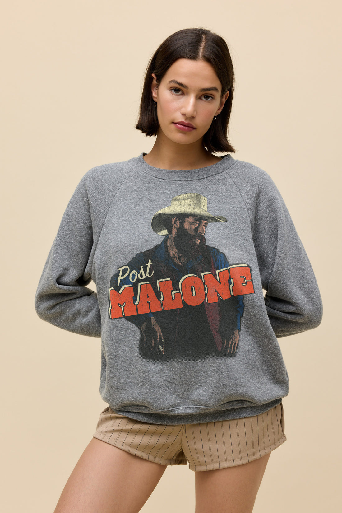 Post Malone Posty Leanin' Vintage Raglan Sweatshirt