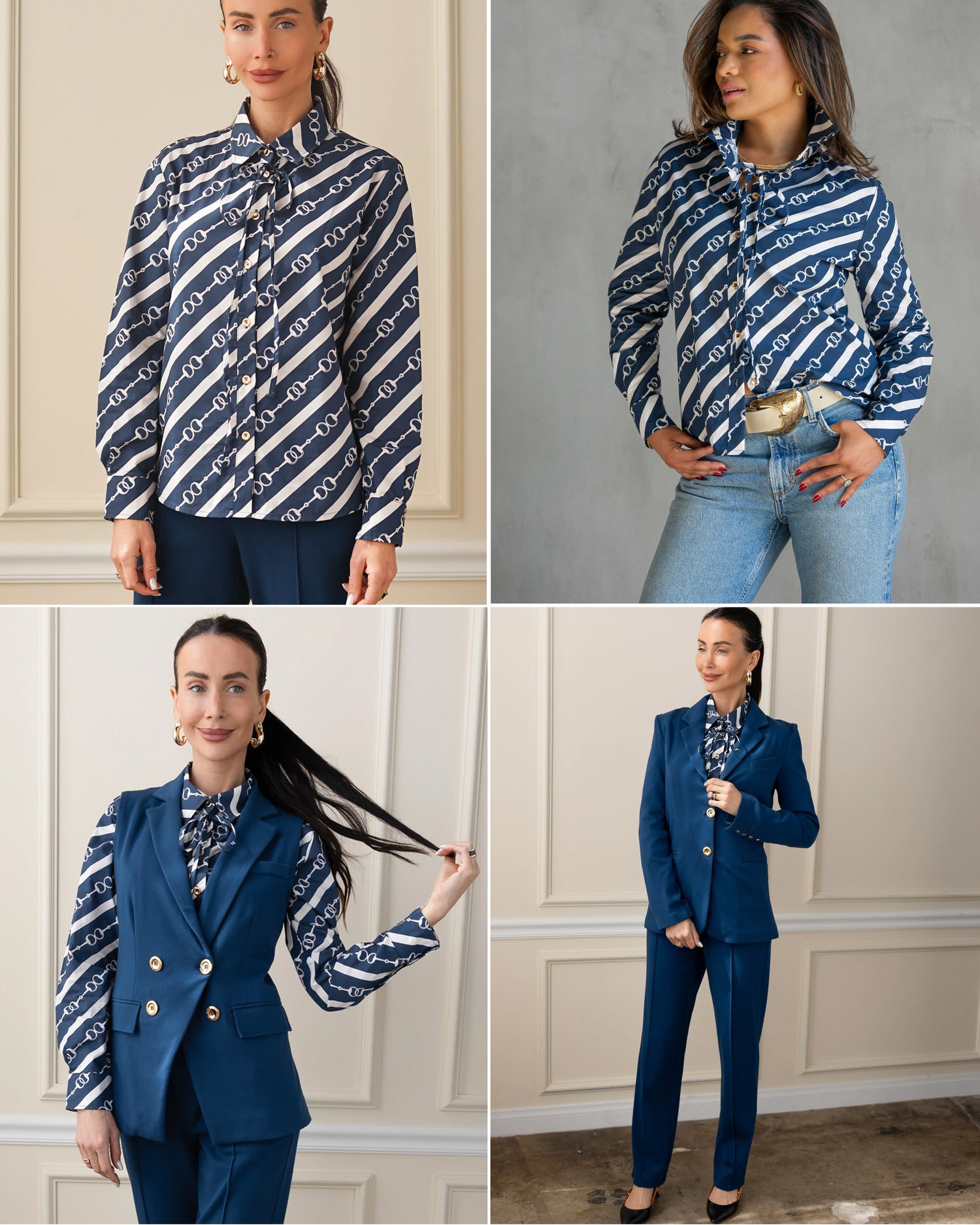 Secretariat Poplin Shirt - Horsebit (Sailor)