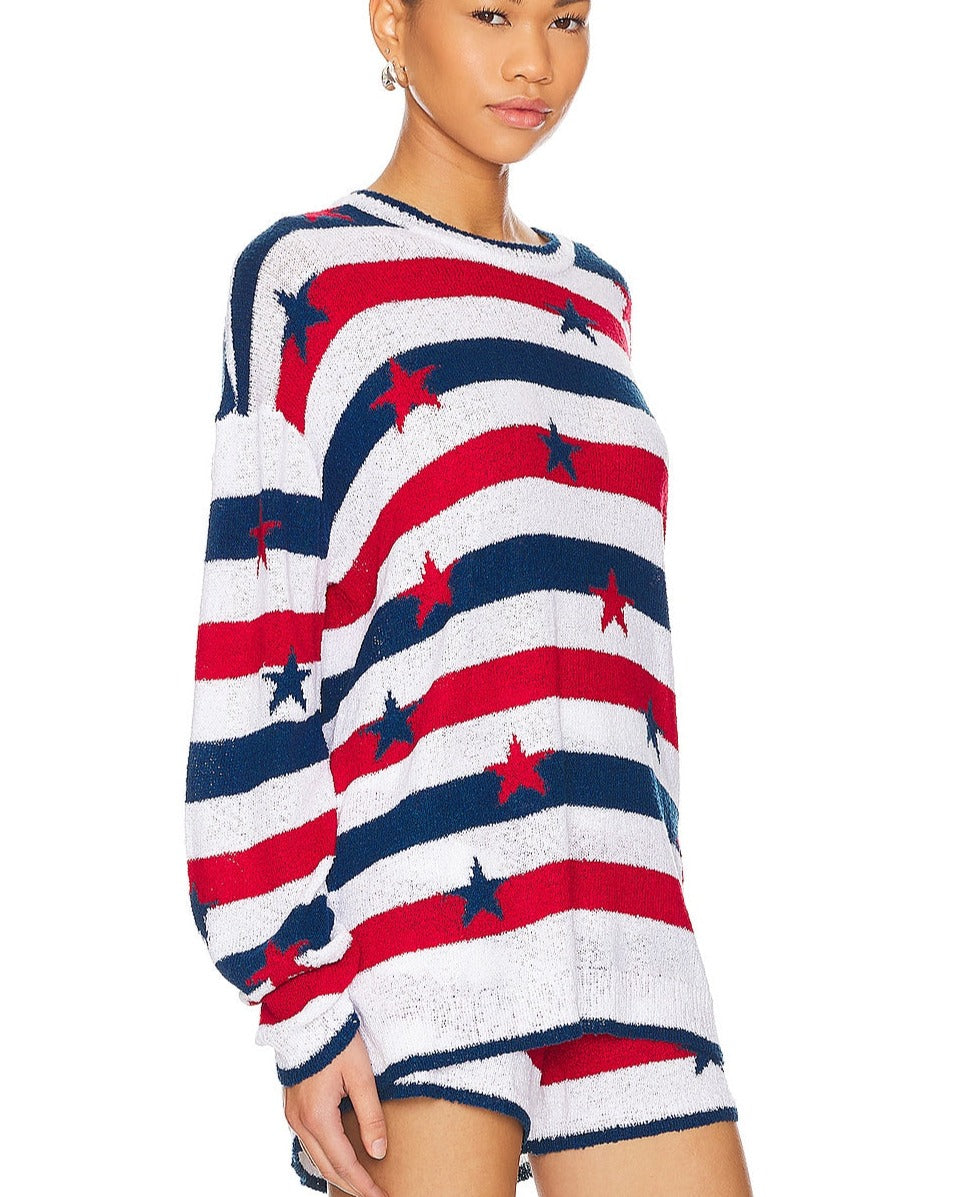 Go To Sweater Star Spangled Knit