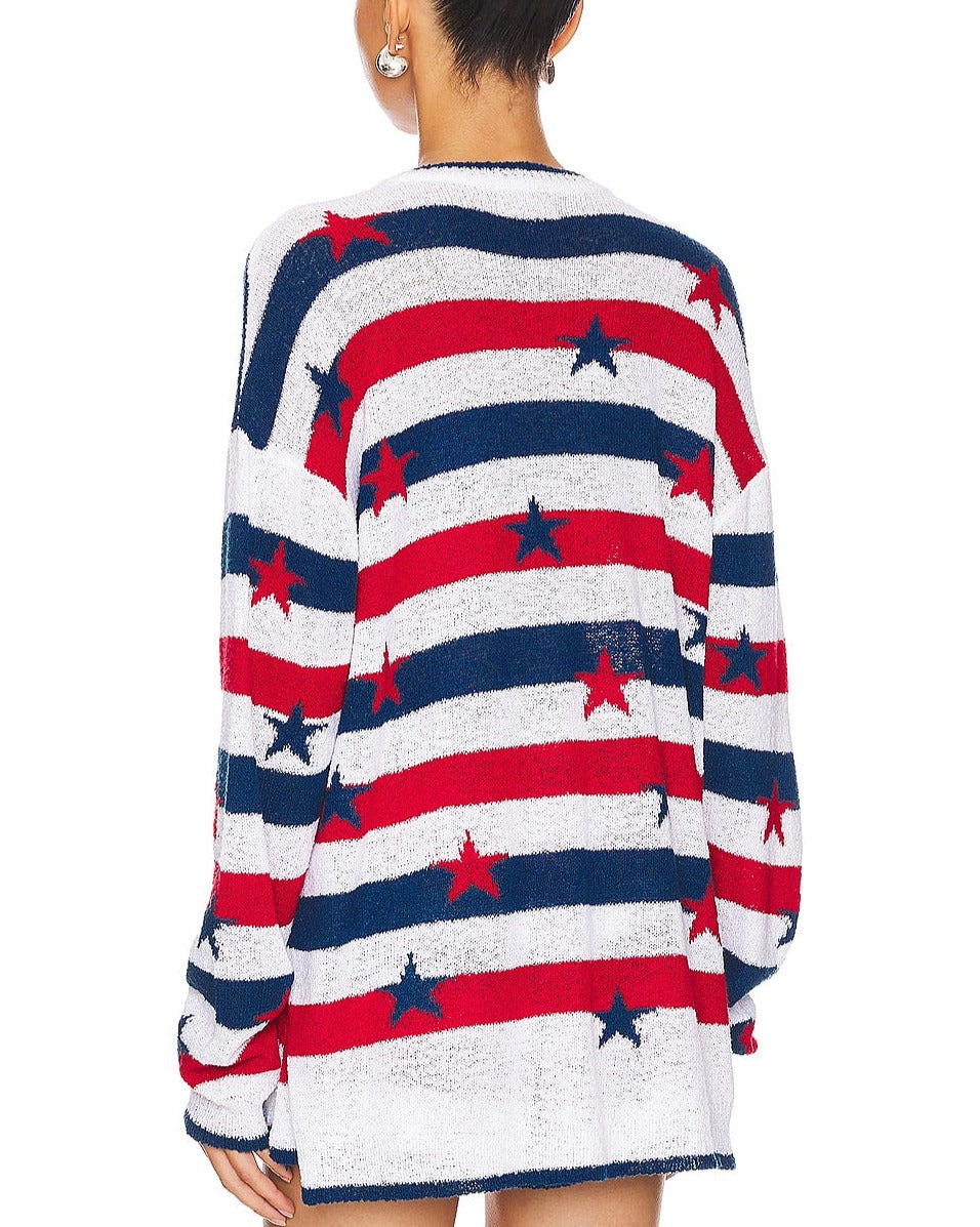 Go To Sweater Star Spangled Knit