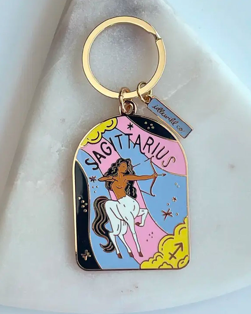 Sagittarius Keychain