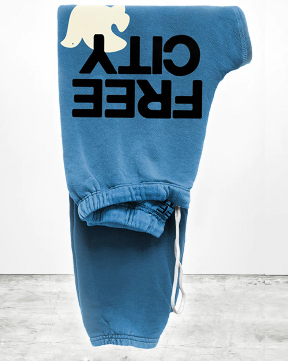 FREECITYlarge sweatpant - blue sound