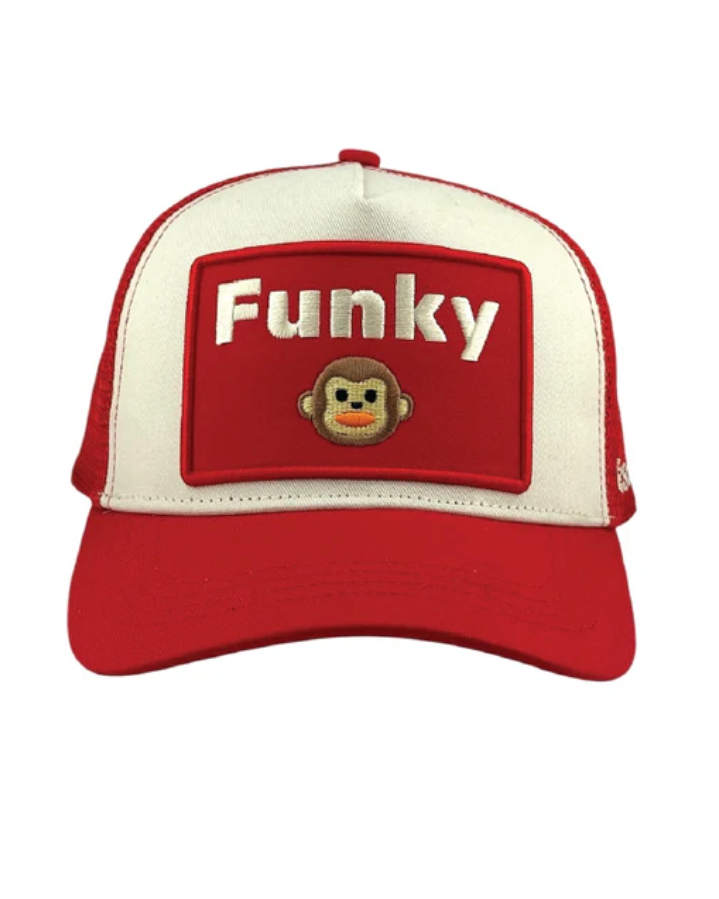 Funky Monkey Trucker - Red