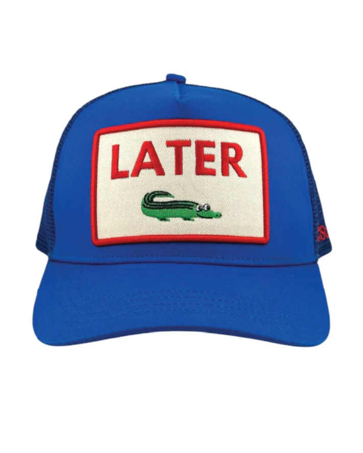 Later Gator Trucker - Blue