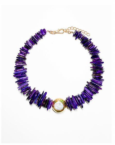 Sariah Purple Necklace