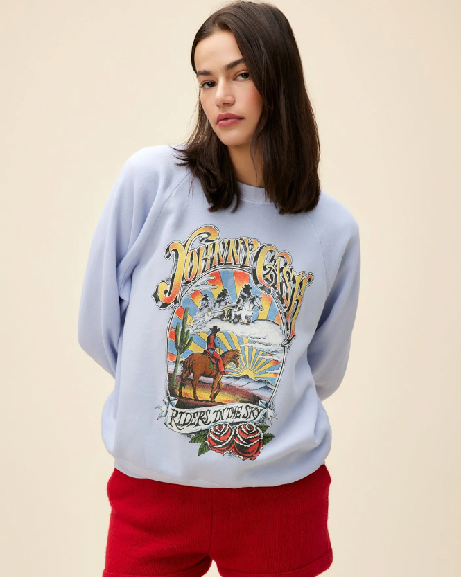 Johnny Cash Ghost Riders Vintage Sweatshirt