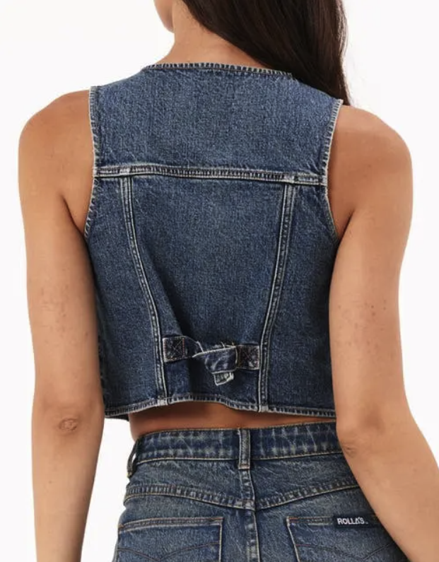 Morgan Vest - Vintage Blue