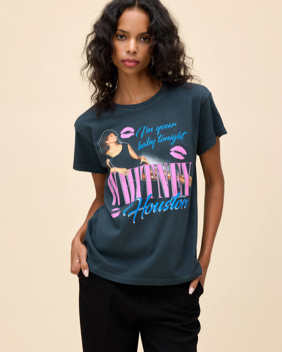 Whitney Houston I'm Your Baby Tonight Tour Tee