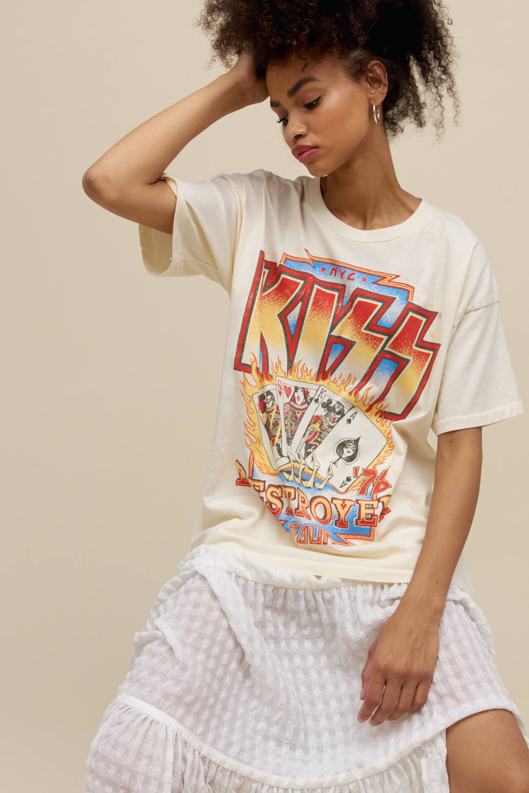 KISS DESTROYER TOUR 76 MERCH TEE – Care Tucker