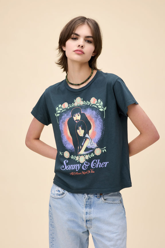 Sonny & Cher All I Ever Need Is You Solo Tee