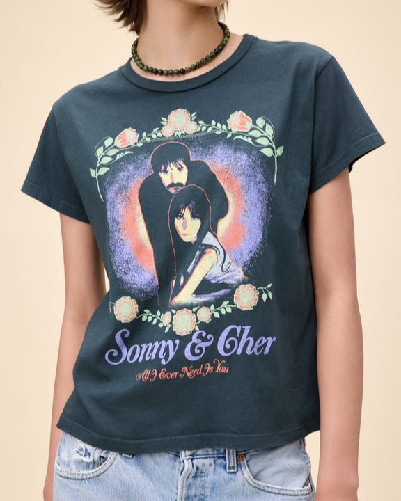 Sonny & Cher All I Ever Need Is You Solo Tee