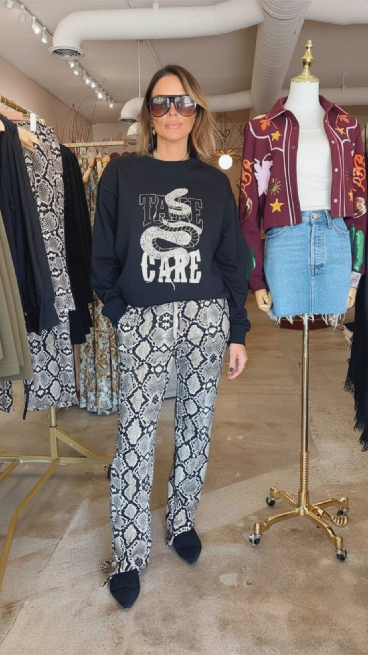 90’s Baggy Crewneck Take Care