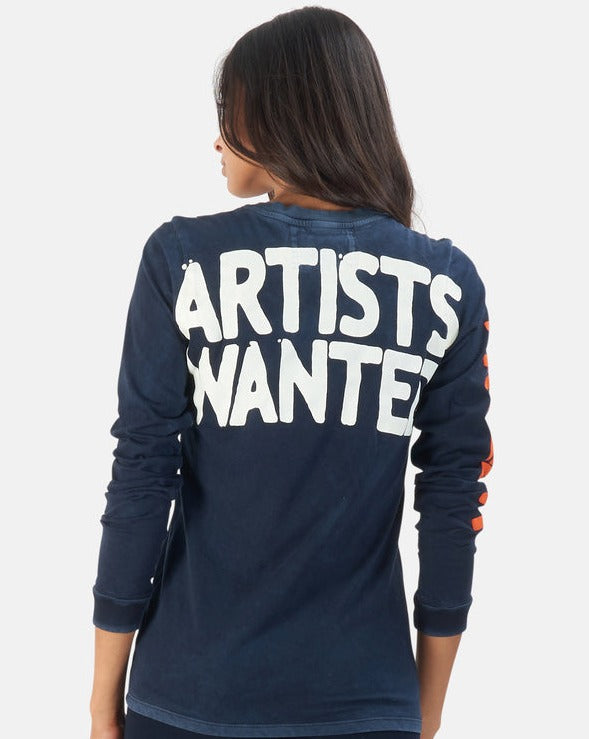 ARTISTSWANTED SUPERVINTAGE longsleeve t - deepspace electric 3