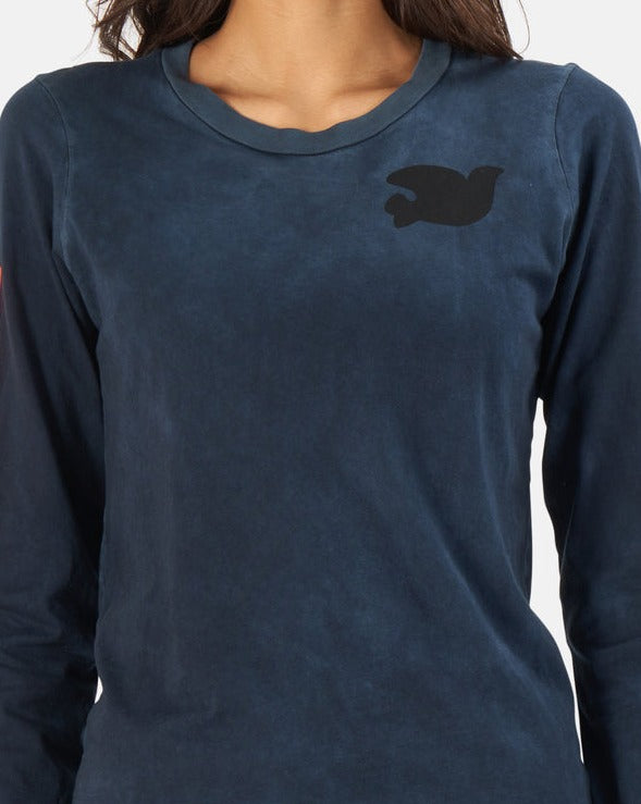 ARTISTSWANTED SUPERVINTAGE longsleeve t - deepspace sunfade