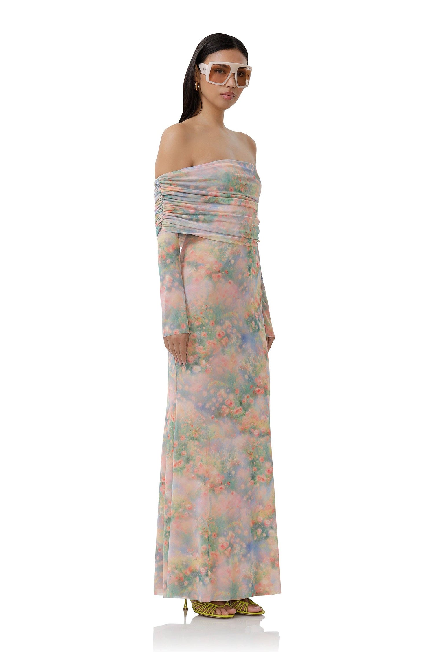 Thelma Dress - Fog Field