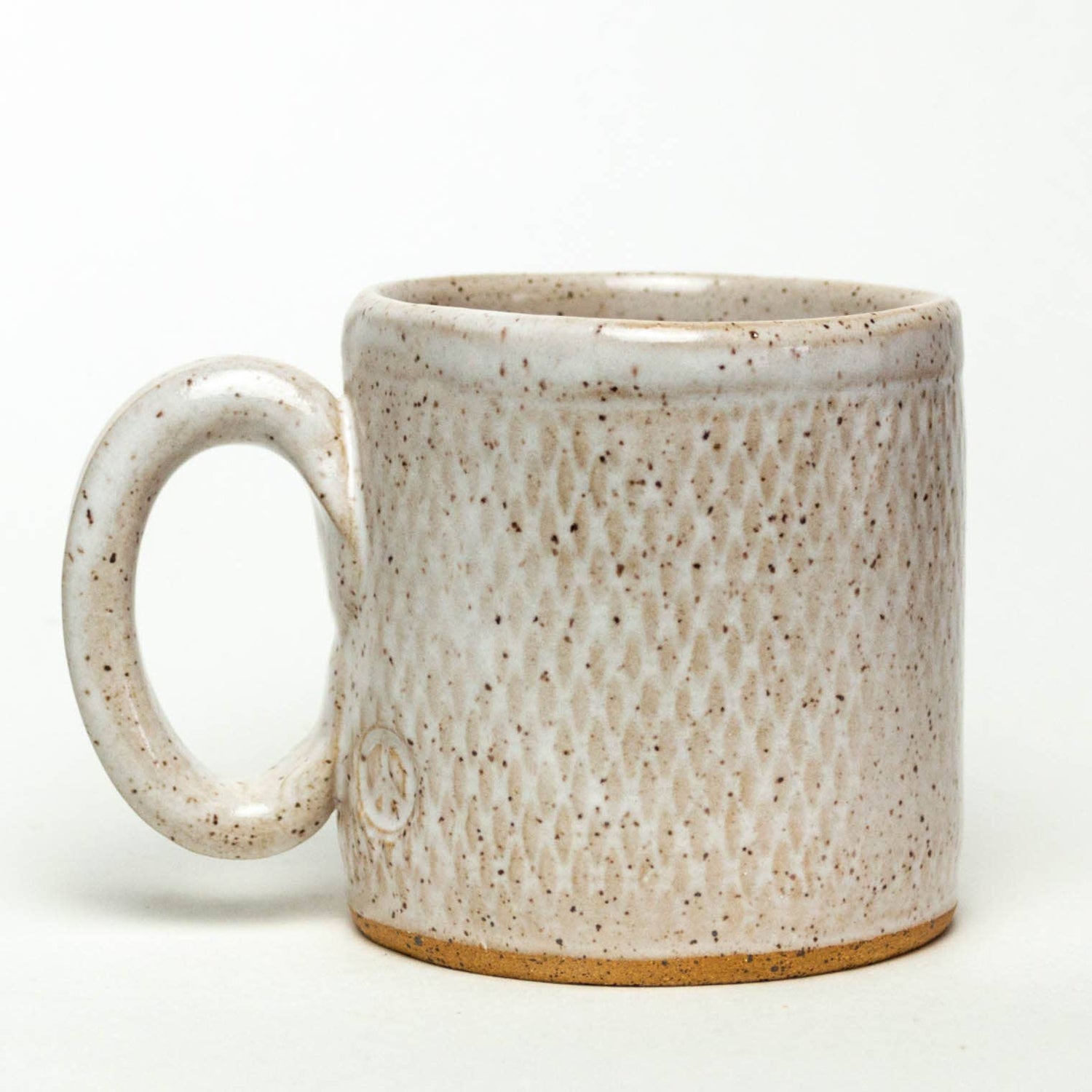 Brown Horse Design Handmade in Ohio, Ceramic White 10 oz Mug