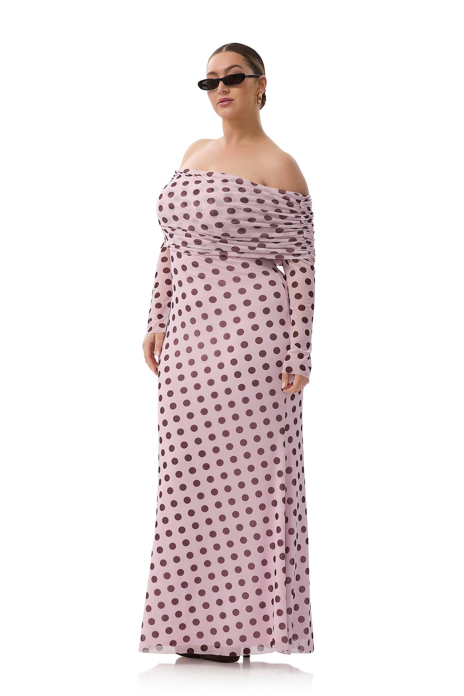 Thelma Dress - Rose Dot