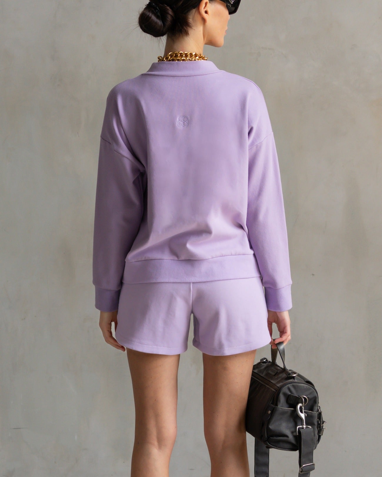 Court Interlock Track Shorts Lavender