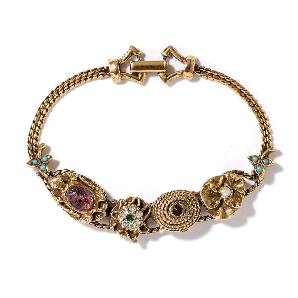 Vintage Victorian Revival slide bracelet