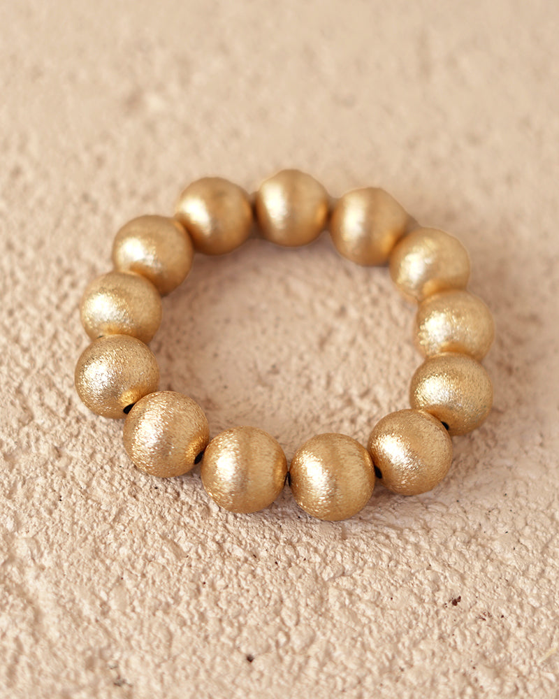 Georgia - Gold Beaded Bracelet