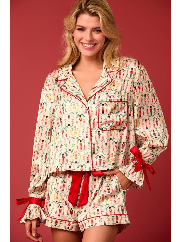 Christmas Nutcracker  Prints Pajama Set