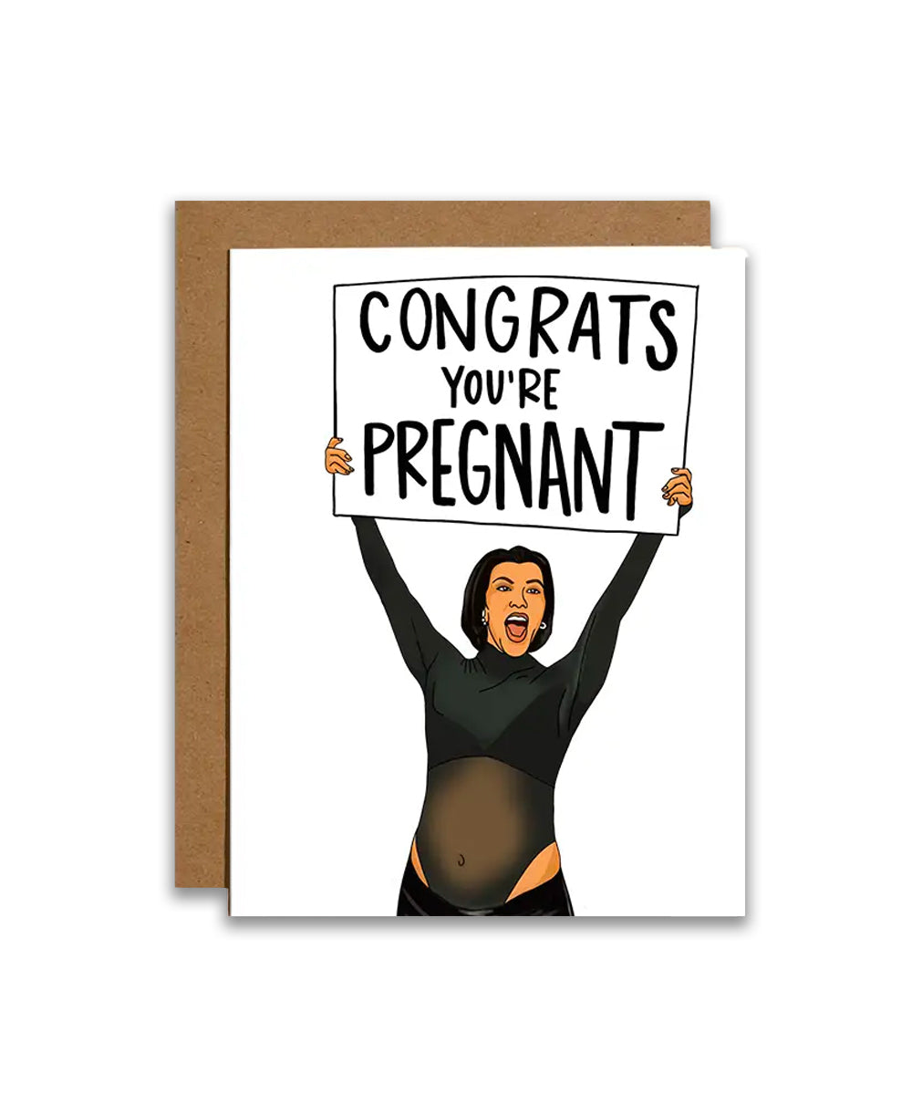 Congrats You're Pregnant Card