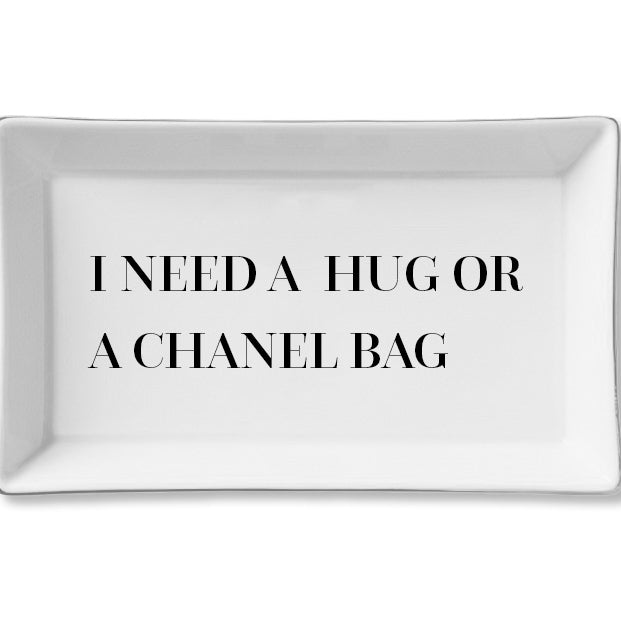 I Need A Hug Ceramic Tray