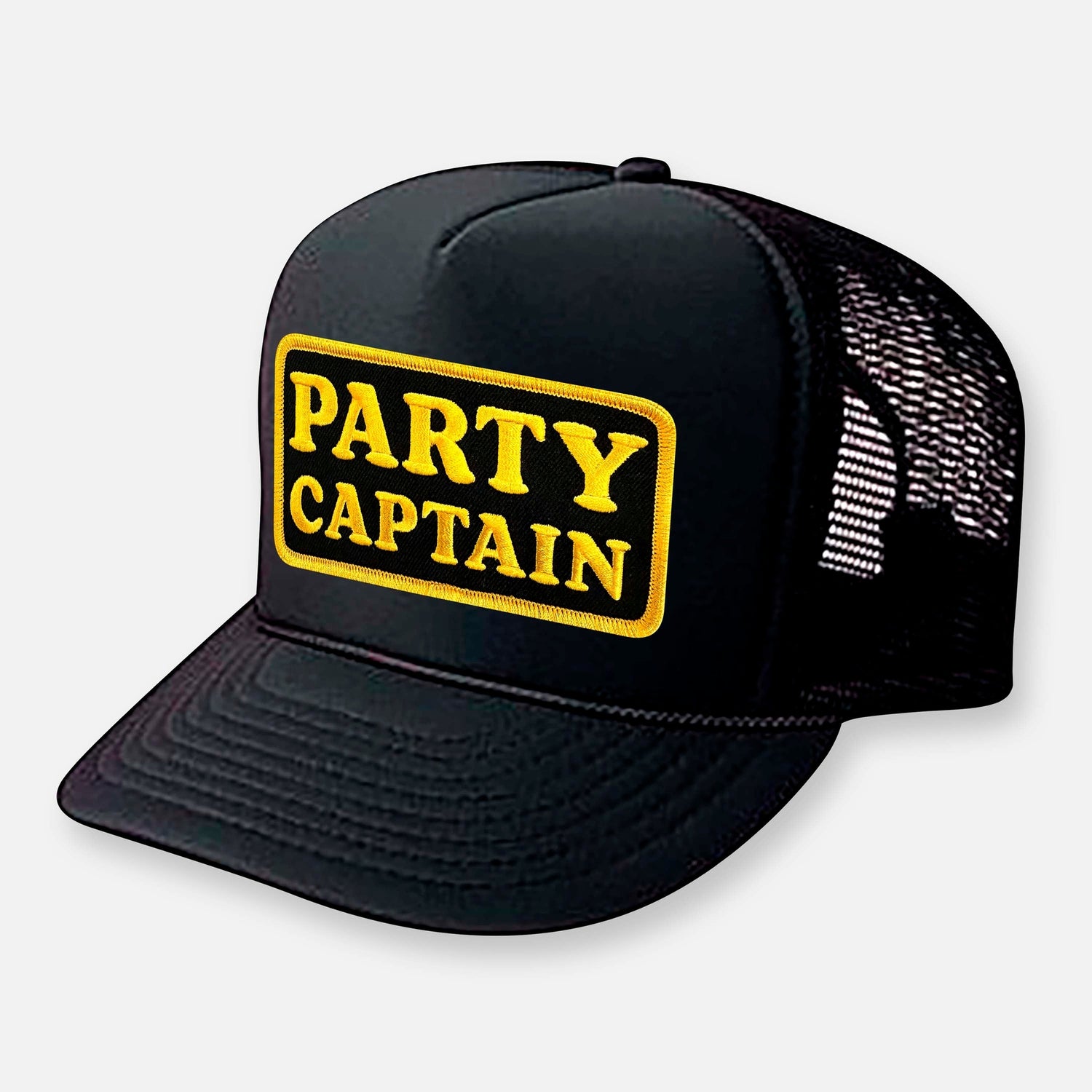 Party Captain Curved Bill Patch Hat